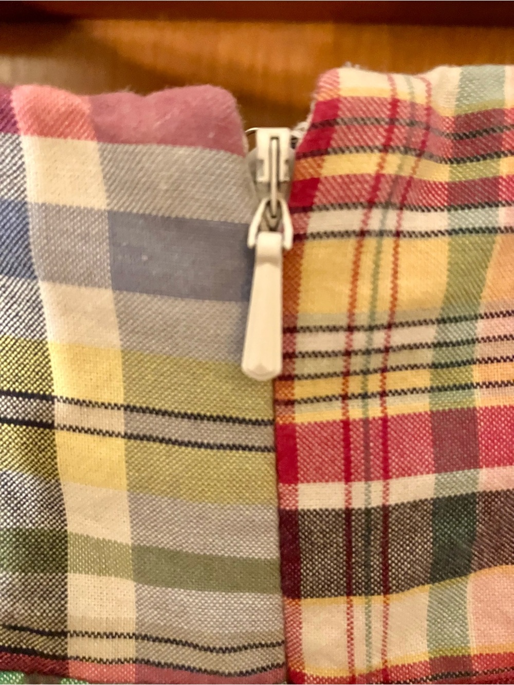 LL Bean Multicolor Plaid Cotton Sundress - Picture 5 of 6
